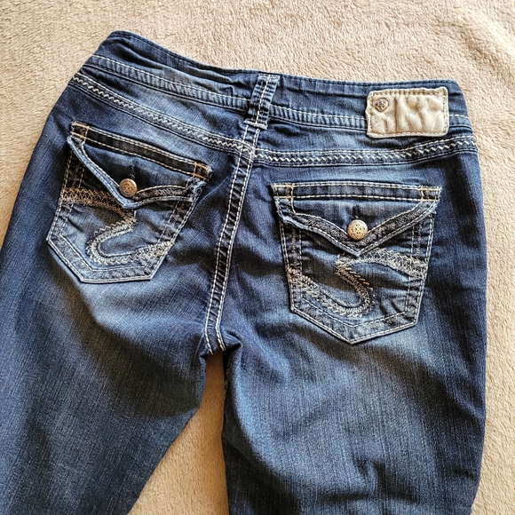 Silver Suki Flap Capri size 29 - Picture 6 of 10